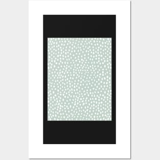 Mint Dalmatian Print Posters and Art